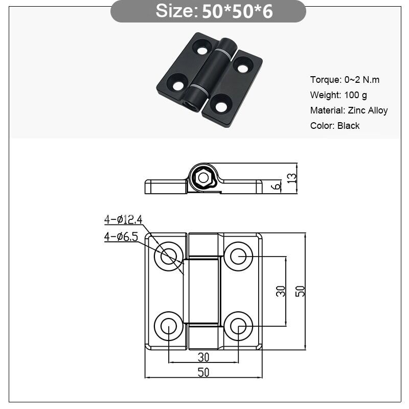 Compact Flat Torque Hinge ML2-1010Z - Image 3