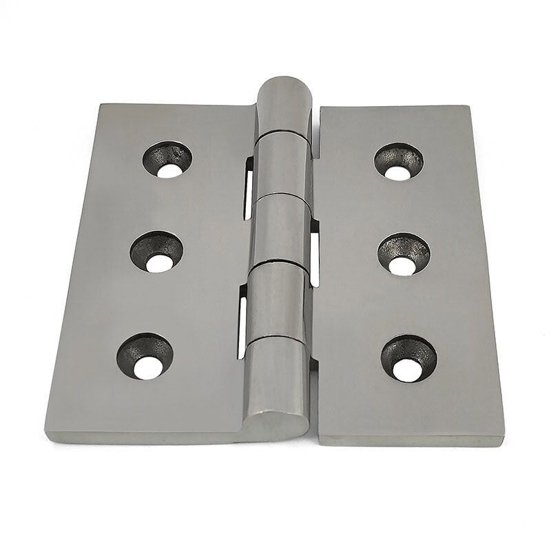 100×100mm 304 Stainless Steel Industrial Hinge ML2-JL106 | Mirror Polished, Heavy Duty Symmetric Design - Image 2