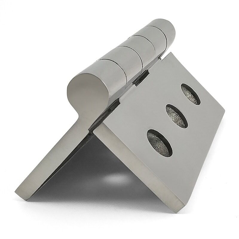 100×100mm 304 Stainless Steel Industrial Hinge ML2-JL106 | Mirror Polished, Heavy Duty Symmetric Design - Image 3