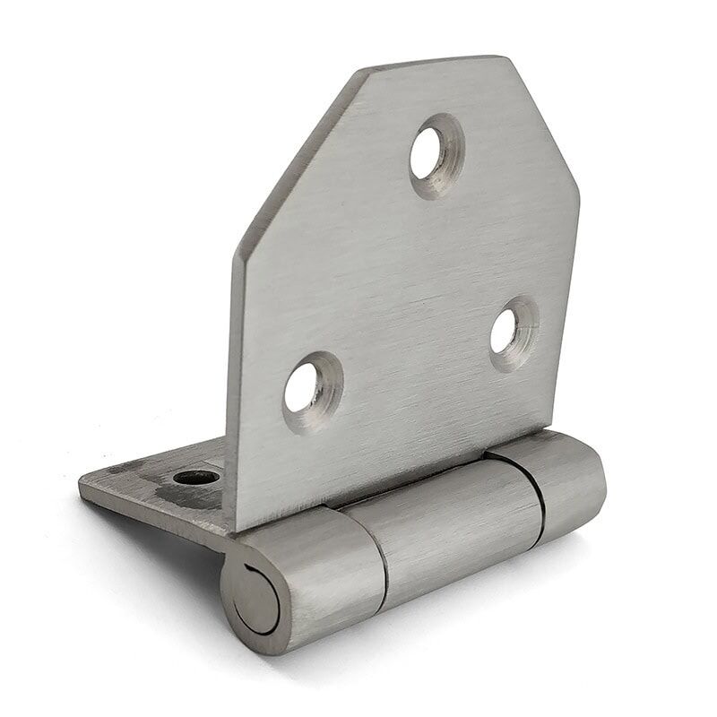 304 Stainless Steel Asymmetrical Hinge | 3mm Thick for Electrical Cabinets & Enclosures ML2-JL403-2 - Image 4