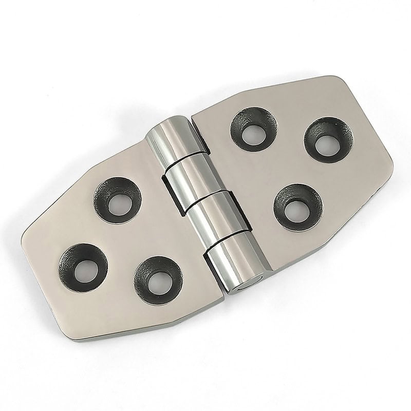 304 Stainless Steel Butt Hinge Mirror Polished Heavy Duty Flush Mount 80×40×5mm ML2-JL1014-1