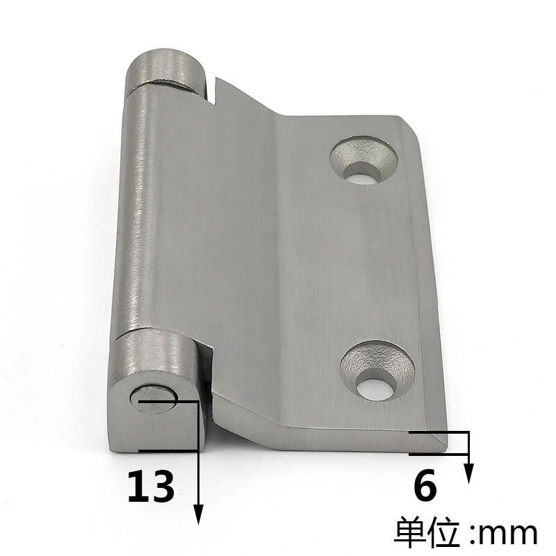 Asymmetrical Heavy Duty Hinge 304 Stainless Steel | Industrial Enclosure Hinge with Custom Options ML2-303