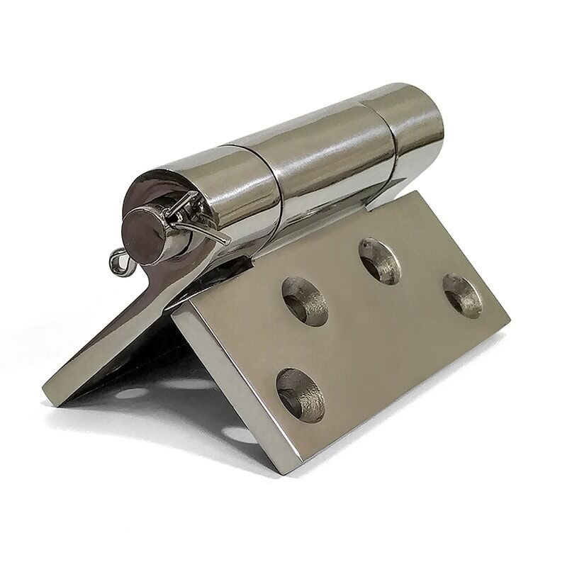 Heavy-Duty 304 Stainless Steel Removable Pin Hinge 120×128mm – Mirror Polished Finish ML2-JL305-2 - Image 3