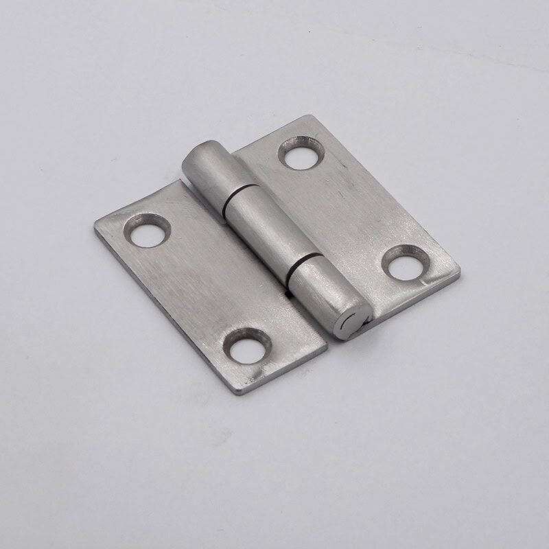 304 Stainless Steel Stamped Hinge 50×50×2mm with Welded Pin – ML2-JL402-1
