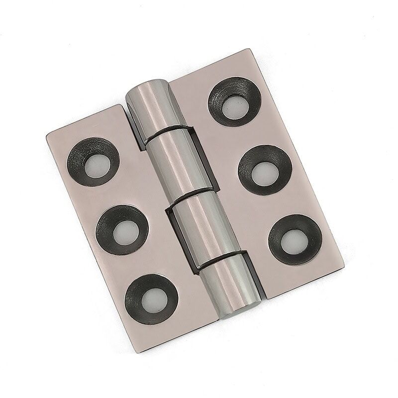 65×55mm 304 Stainless Steel Industrial Hinge ML2-JL108 | Mirror Polished, Symmetrical Design, 6mm Thick - Image 2