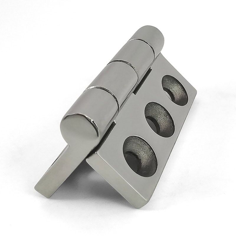 65×55mm 304 Stainless Steel Industrial Hinge ML2-JL108 | Mirror Polished, Symmetrical Design, 6mm Thick - Image 3