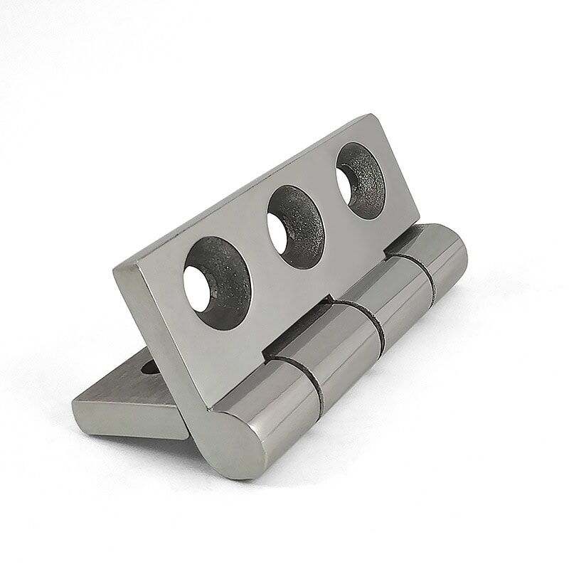 65×55mm 304 Stainless Steel Industrial Hinge ML2-JL108 | Mirror Polished, Symmetrical Design, 6mm Thick - Image 4