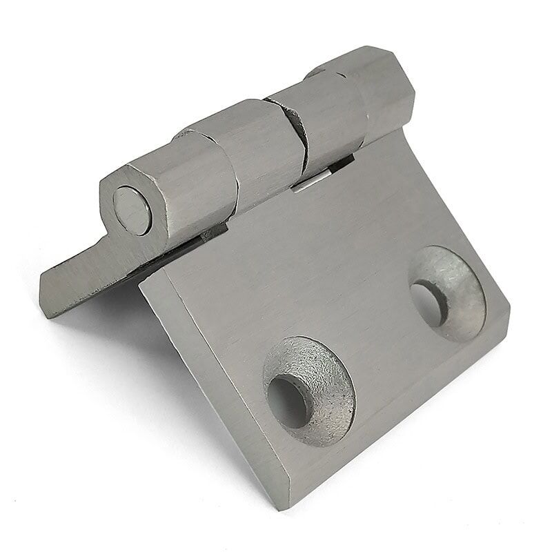 50×63mm Cast Stainless Steel Heavy Duty Hinge | Asymmetrical Countersunk Door Hinge for Outdoor Enclosures – ML2-JL1011-2 - Image 4