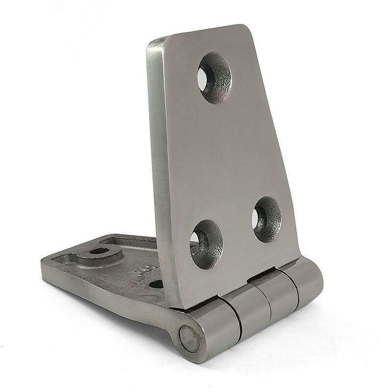304 Stainless Steel Butt Hinge Mirror Polished Heavy Duty Asymmetrical Design 120×40×5mm ML2-JL1014-3 - Image 4