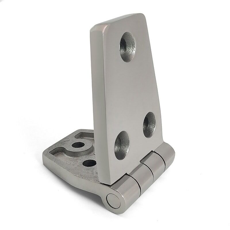 304 Stainless Steel Butt Hinge Mirror Polished Heavy Duty Asymmetrical Design 100×40×5mm ML2-JL1014-2 - Image 4