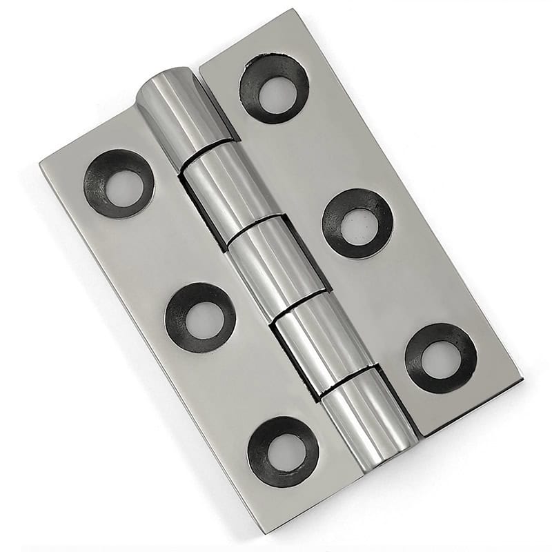Stainless Steel Hinge 75×50×4.8mm | Compact Flush-Mounted Industrial Hinge for Equipment Doors ML2-JL1013-1