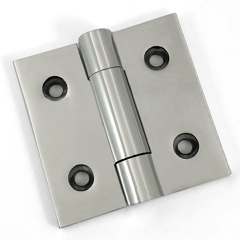 Stainless Steel Industrial Hinge 65×65×5.2mm | Mirror Finish Hinge for Heavy Sheet Metal Applications ML2-JL1012-2