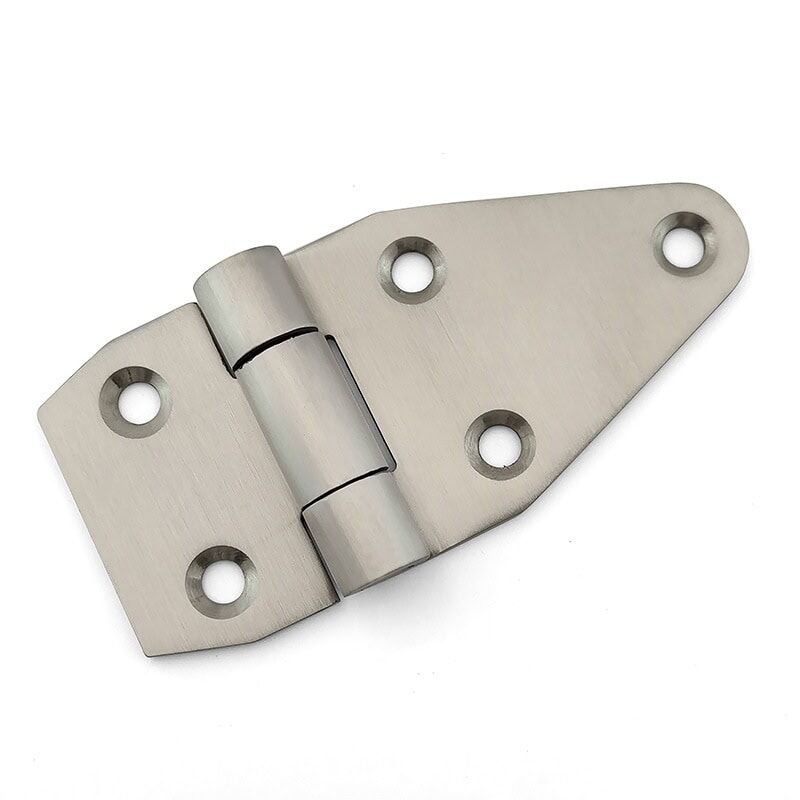 304 Stainless Steel Asymmetrical Hinge | 3mm Thick Industrial Door Hinge for Electrical Cabinets & Enclosures ML2-JL403-1