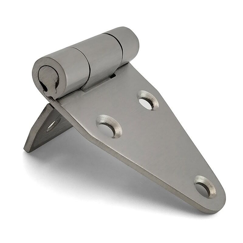 304 Stainless Steel Asymmetrical Hinge | 3mm Thick Industrial Door Hinge for Electrical Cabinets & Enclosures ML2-JL403-1 - Image 3