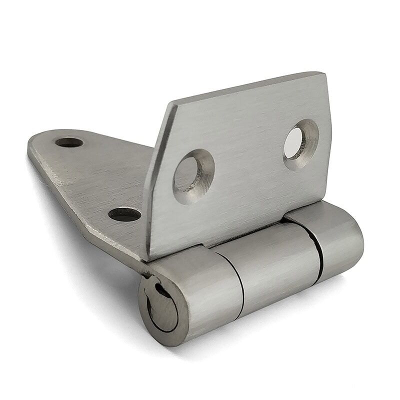 304 Stainless Steel Asymmetrical Hinge | 3mm Thick Industrial Door Hinge for Electrical Cabinets & Enclosures ML2-JL403-1 - Image 4