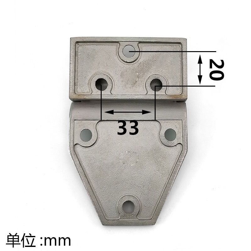 Asymmetrical Heavy Duty Stainless Steel Hinge | Industrial Door Hinge for Equipment Enclosures ML2-JL302 - Image 3