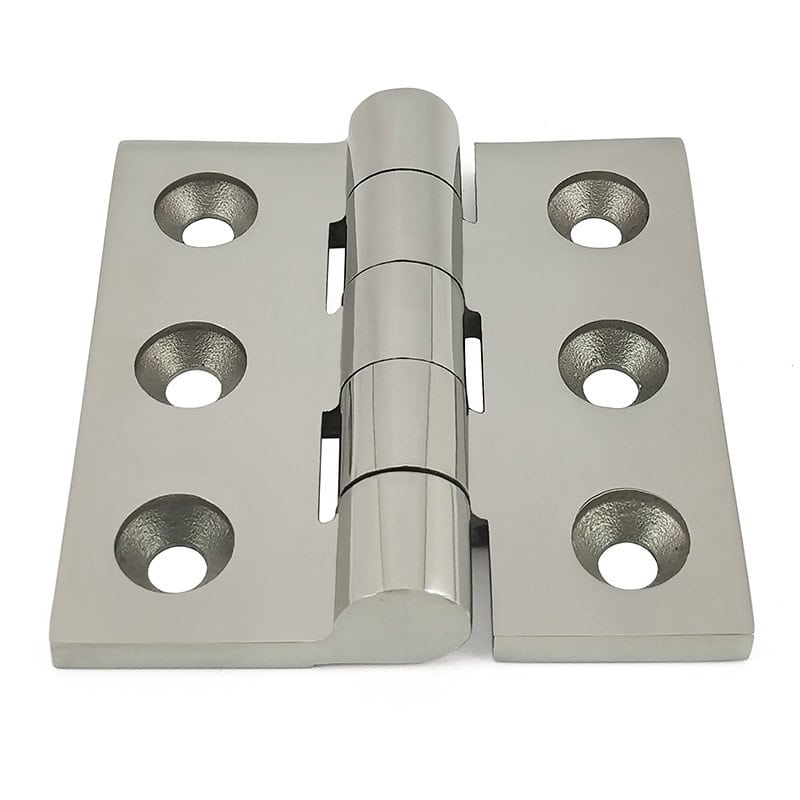 75×75mm 304 Stainless Steel Industrial Hinge ML2-JL105 | Heavy Duty Brushed Finish, Flush Mount Design - Image 2