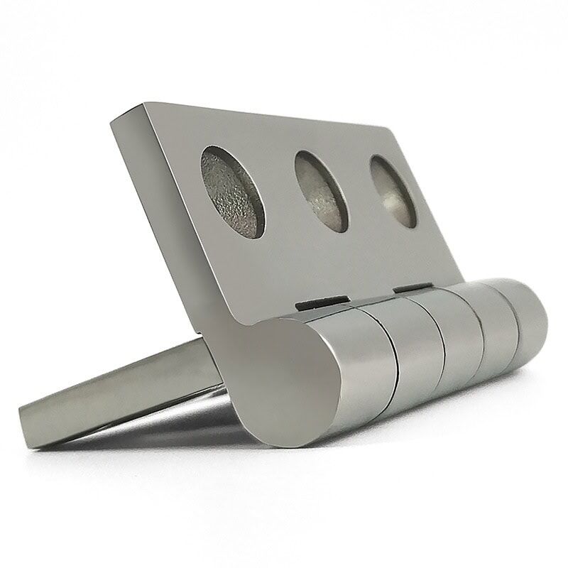 75×75mm 304 Stainless Steel Industrial Hinge ML2-JL105 | Heavy Duty Brushed Finish, Flush Mount Design - Image 3
